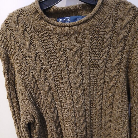 Vintage Ralph Lauren Cable Knit Sweater - Picture 5 of 7